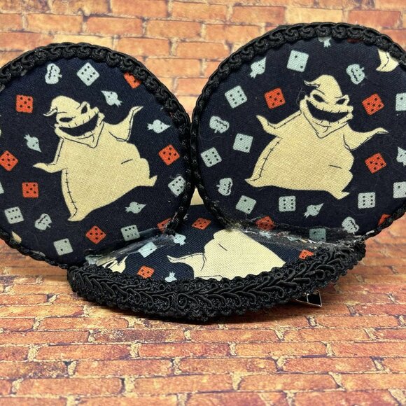 Nightmare Before Christmas Oogie Boogie HANDMADE Mouse Ear Hat/ Fascinator Hat - Picture 2 of 5